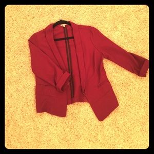 Maroon blazer