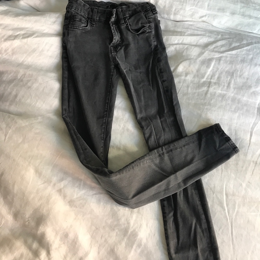 Charcoal 7fam skinny jeans