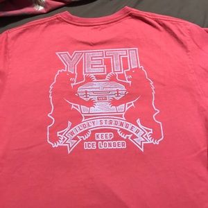 Large Red Yeti T shirt