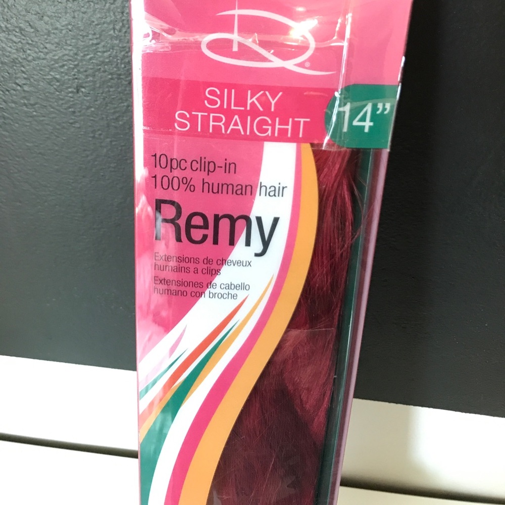 Remy 100% human red hair extensions Design Lengths
