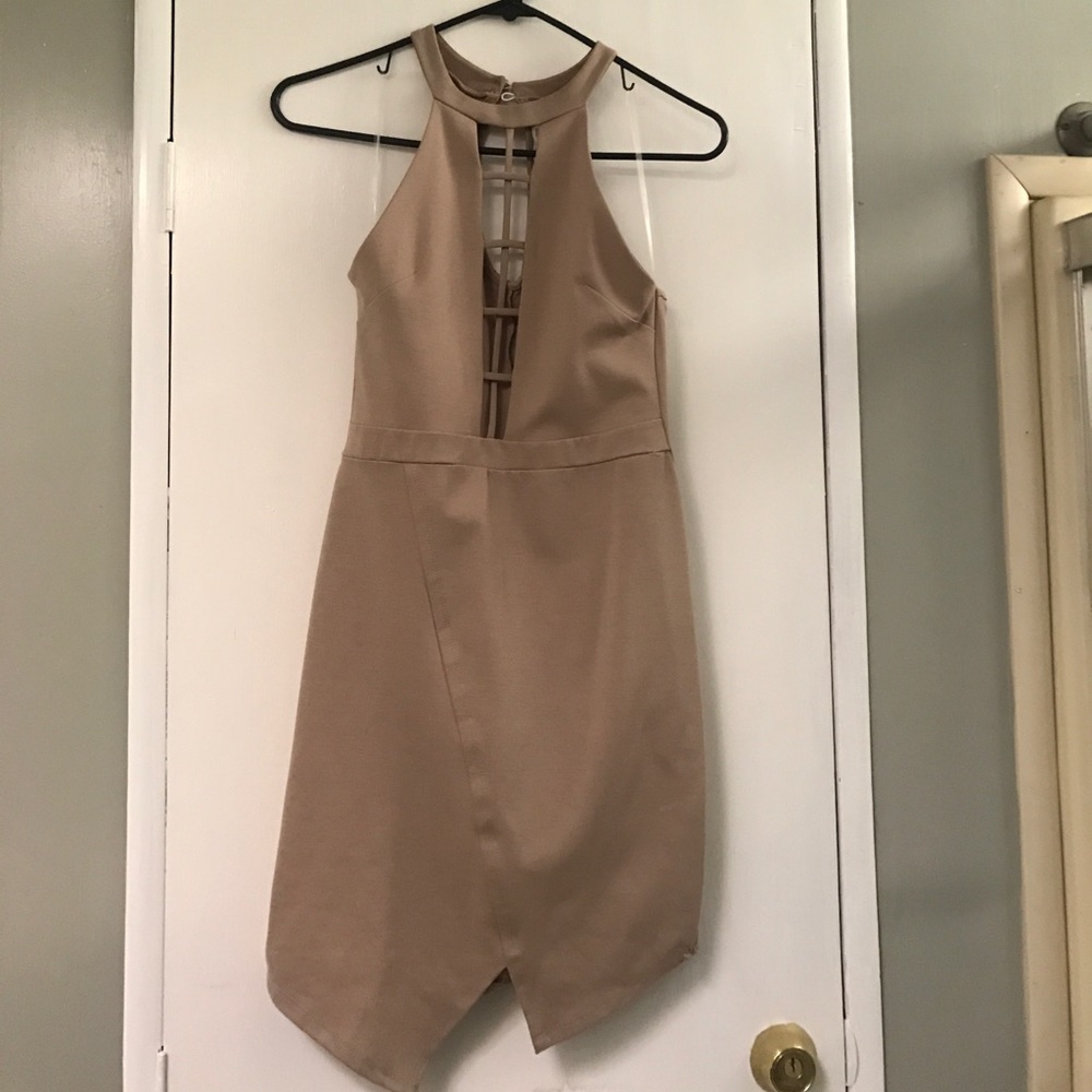 Charlottes Russe Dark Beige Dress