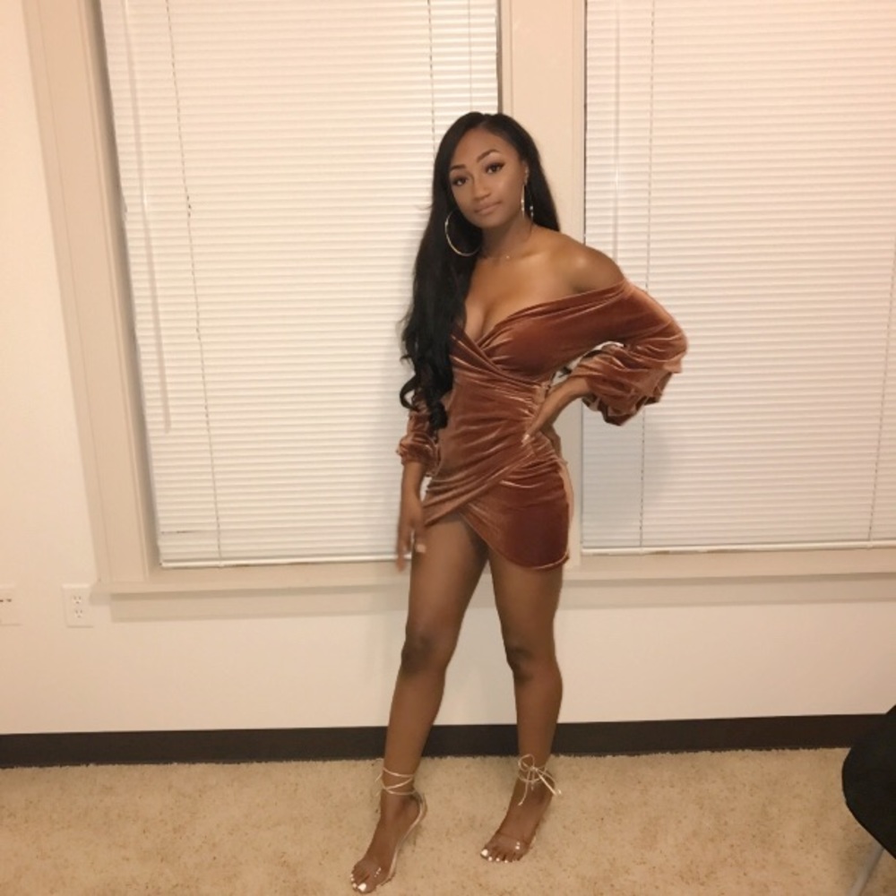 Fashion Nova Velvet Dress