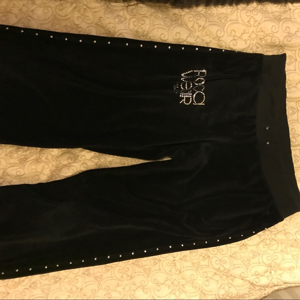 Rock Wear Sweatpant velour fabric