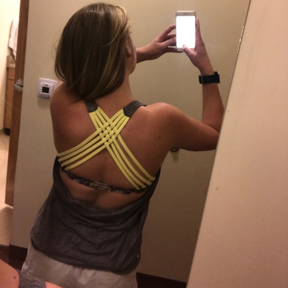 Lululemon open back athletic top