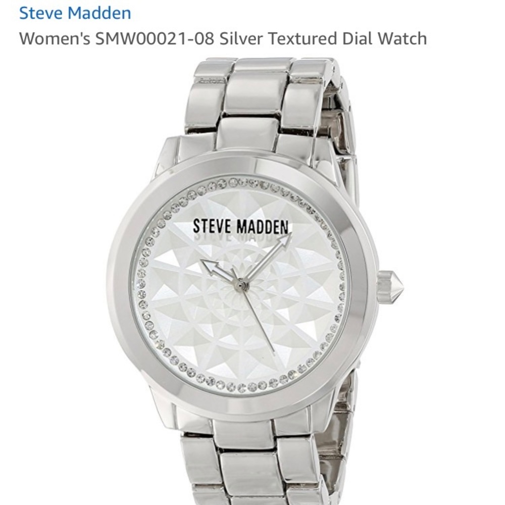 Steve Madden Silver Watch (Brand New!)