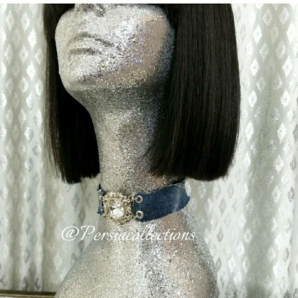 Denim Choker