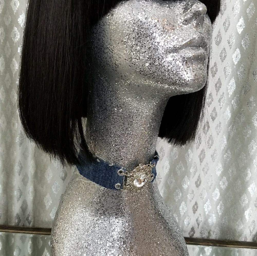 Denim Choker - Picture 3 of 3