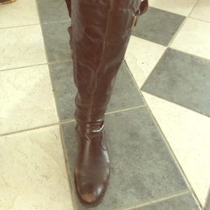 Nordstrom's brown leather boots