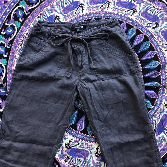 Forever 21 Denim - 100% linen pants
