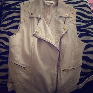 Size small leather vest