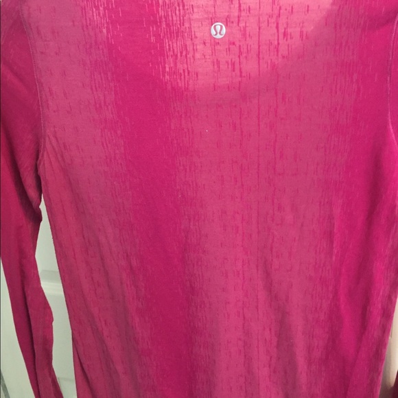Lululemon Magenta Scoop Neck Top - Picture 3 of 3