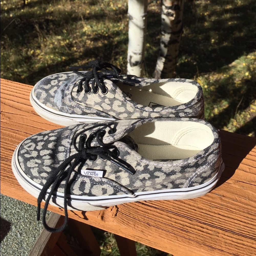 Girls Vans 12.5 Leopard