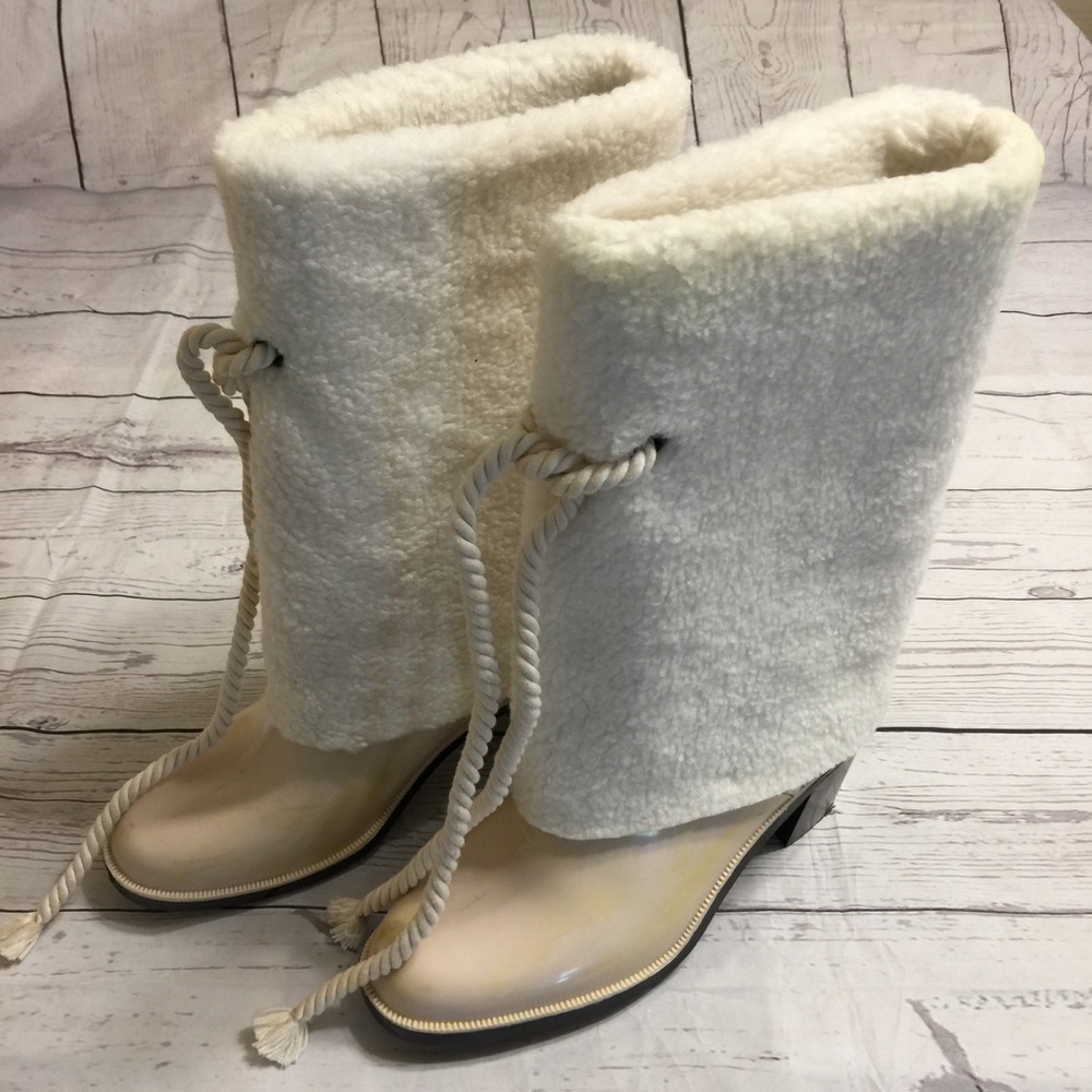 Marc jacobs boots water proof rain boots authentic
