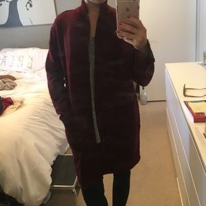 Burgundy Coat