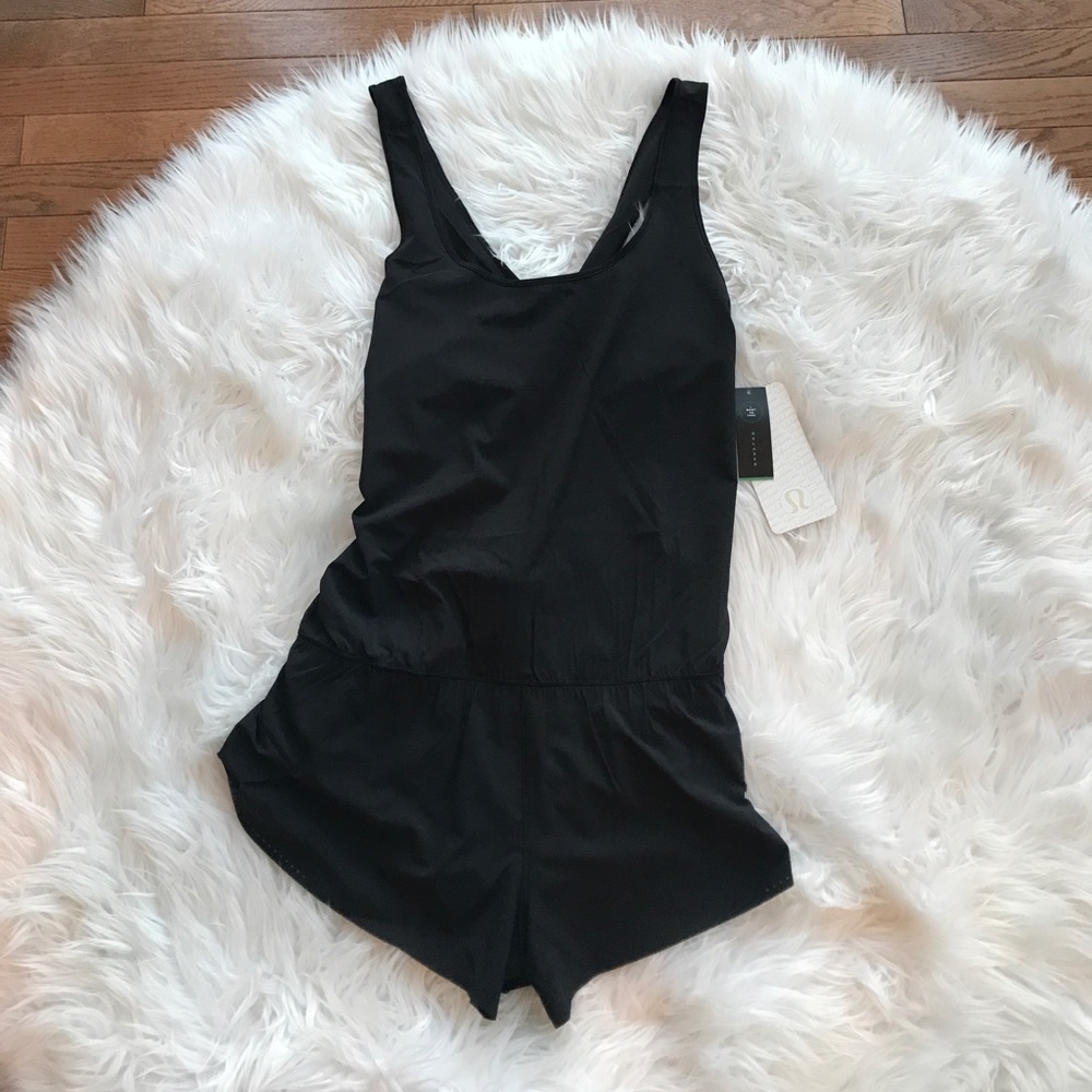 • Lululemon • Chase Me Onsie Black New with Tags - Picture 5 of 6