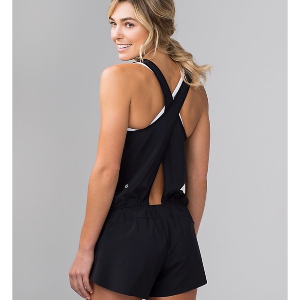 • Lululemon • Chase Me Onsie Black New with Tags - Picture 2 of 6