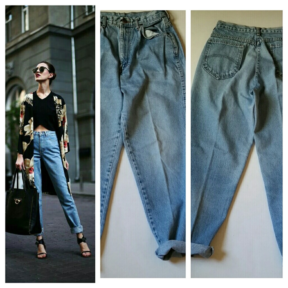 Vintage Chic Brand Jeans High Waisted Mom Jeans