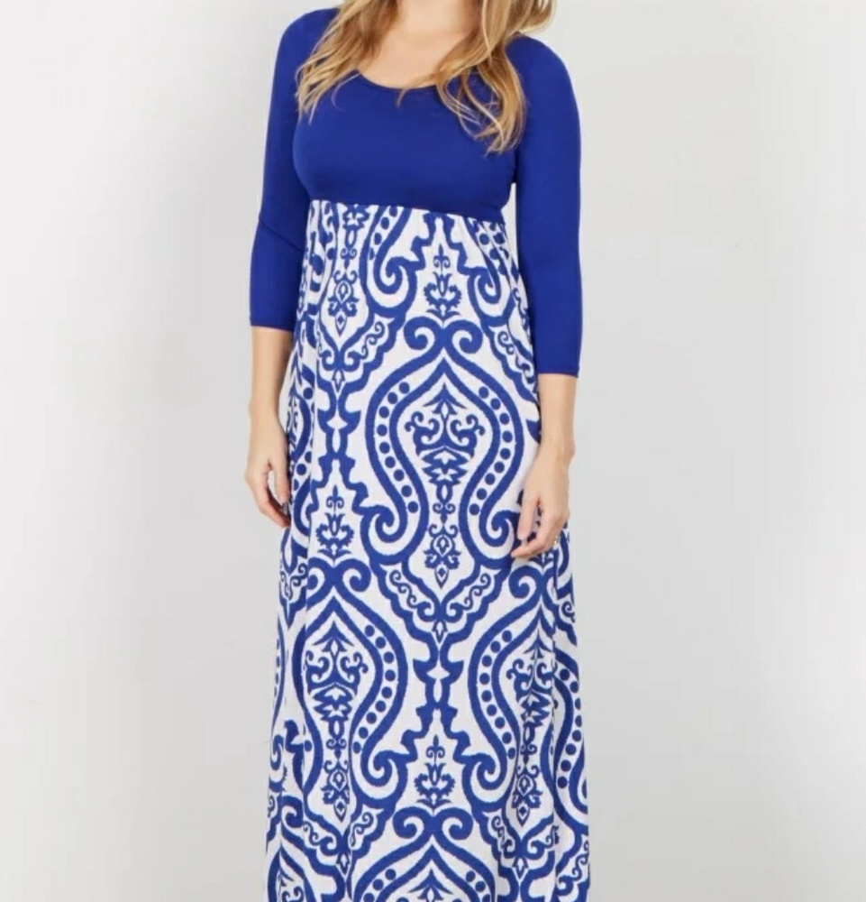 Pink Blush Maternity Dress