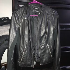 Express leather jacket