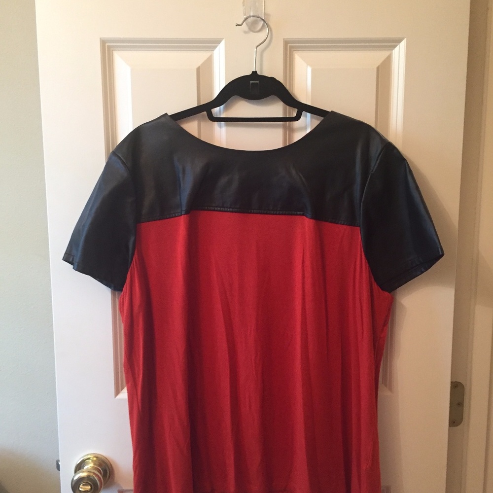 Black and Orange Shirt
