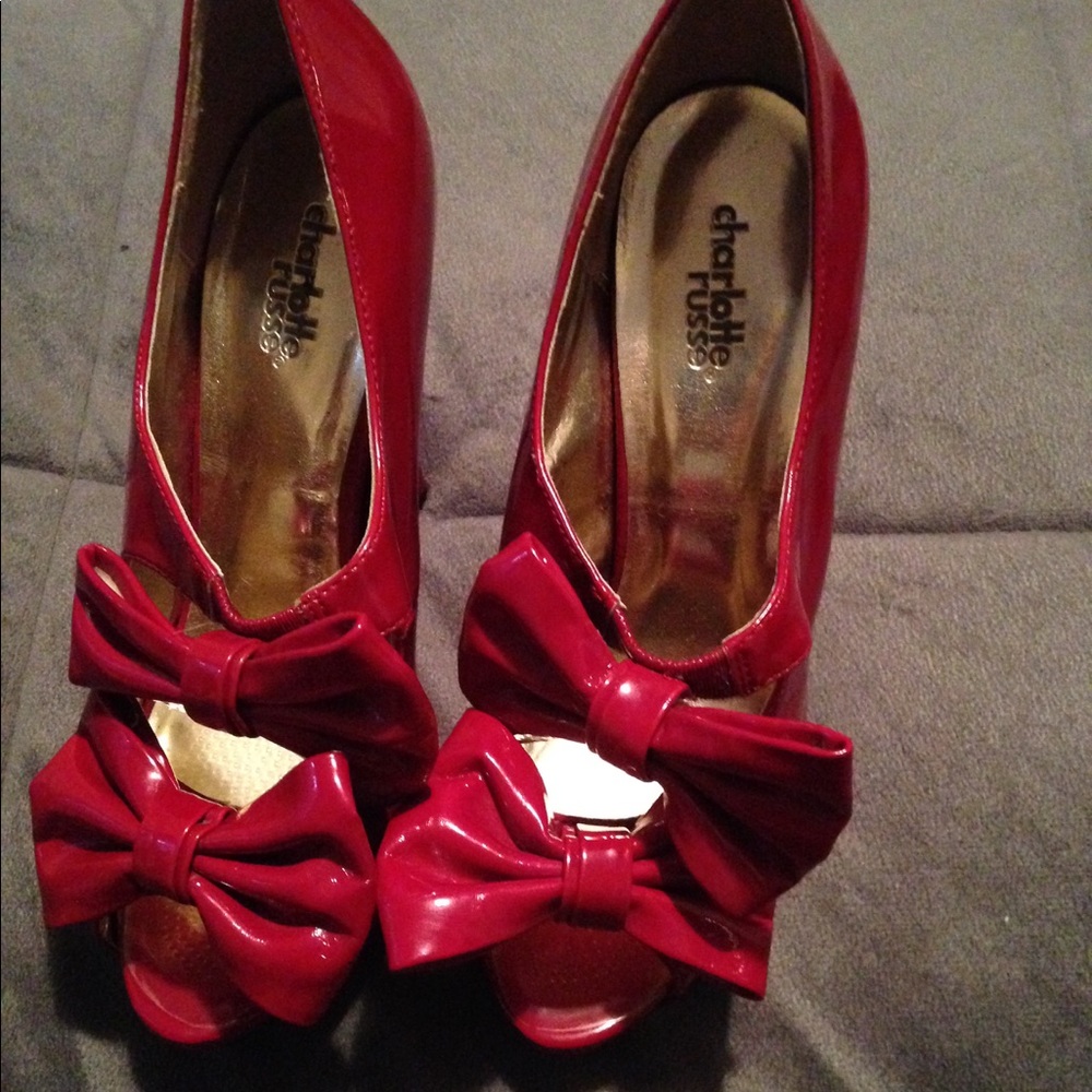 Red high heels