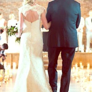 Modern trousseau wedding dress