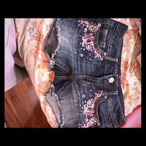 American eagle jean shorts