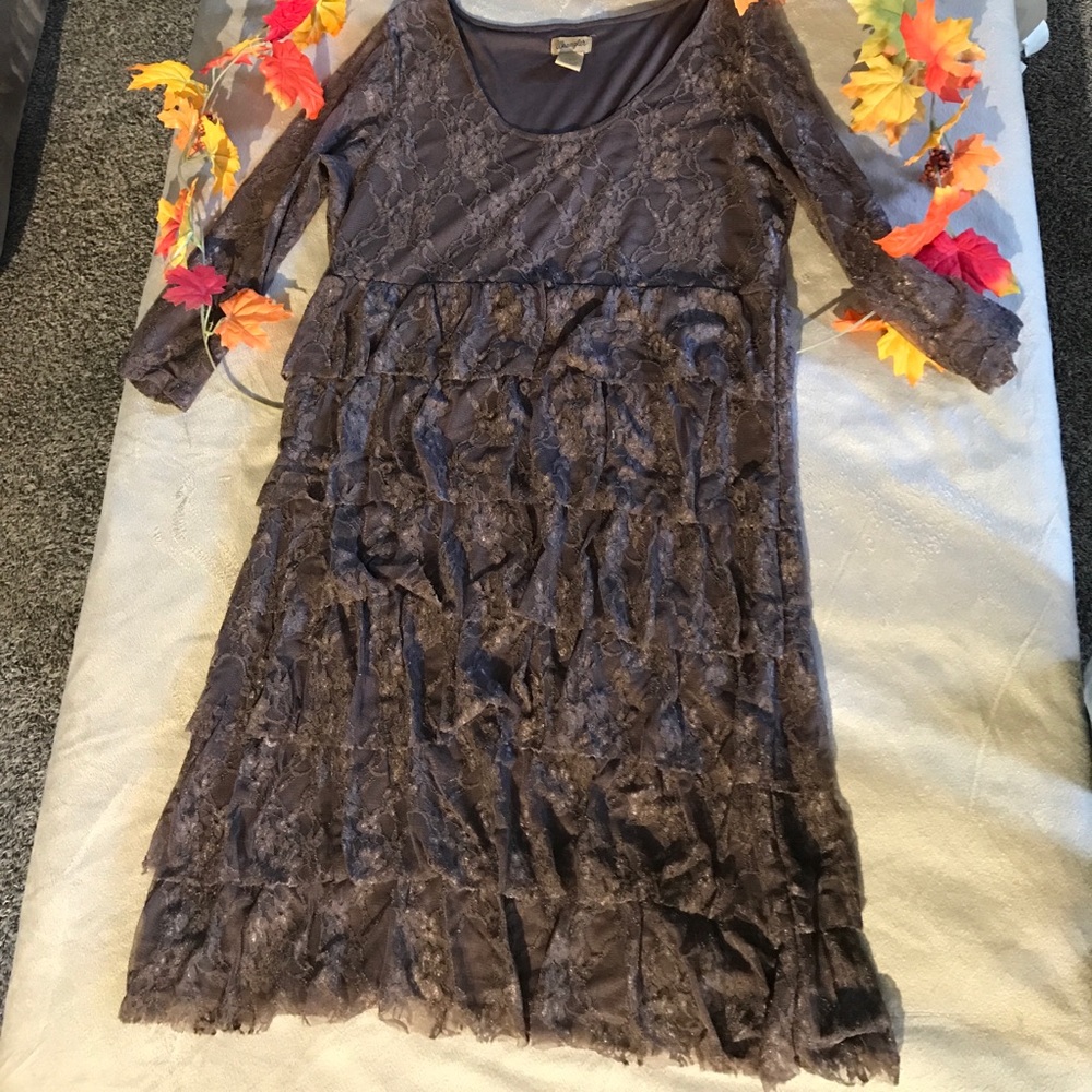 Brown Lace dress