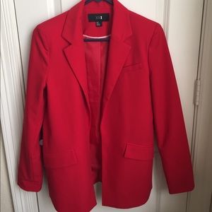 Red blazer