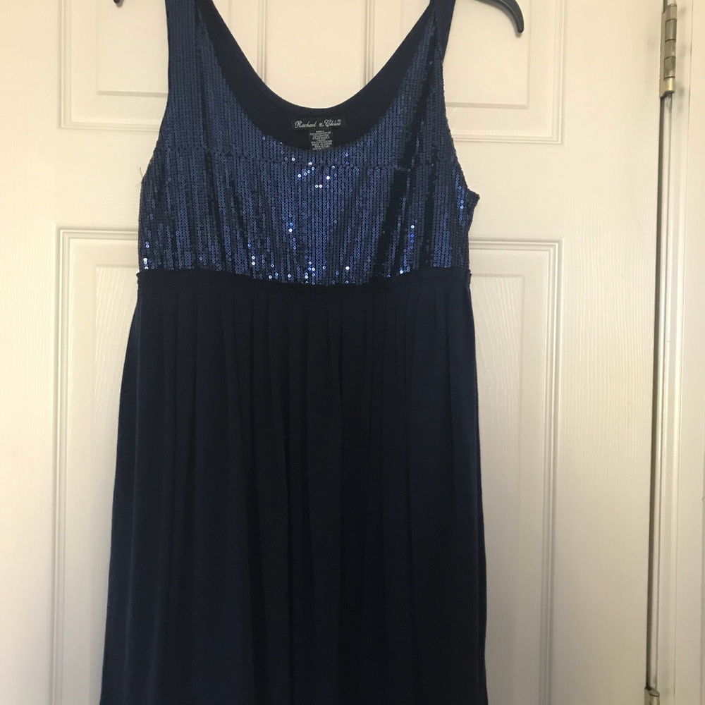 Teen sequenced party dress. Size large. Worn 1 x