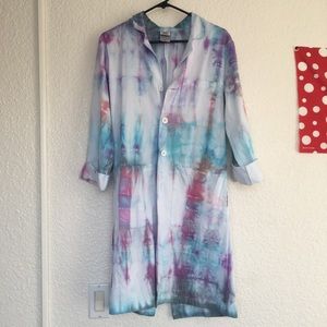 Tie Dye Lab Coat