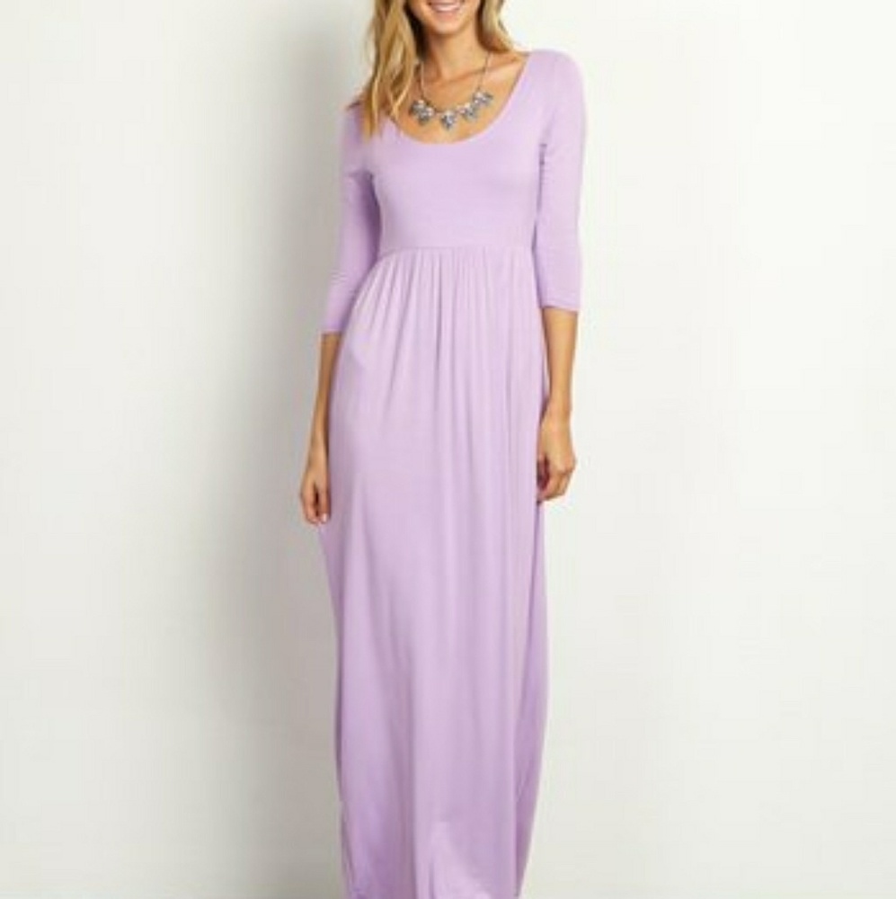 Pink Blush Maternity Dress