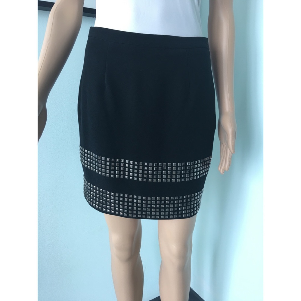 Studded Michael Kors high-waisted skirt