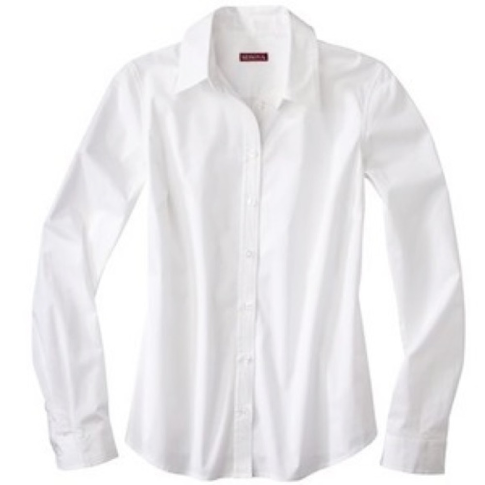 MERONA White button down top!!!