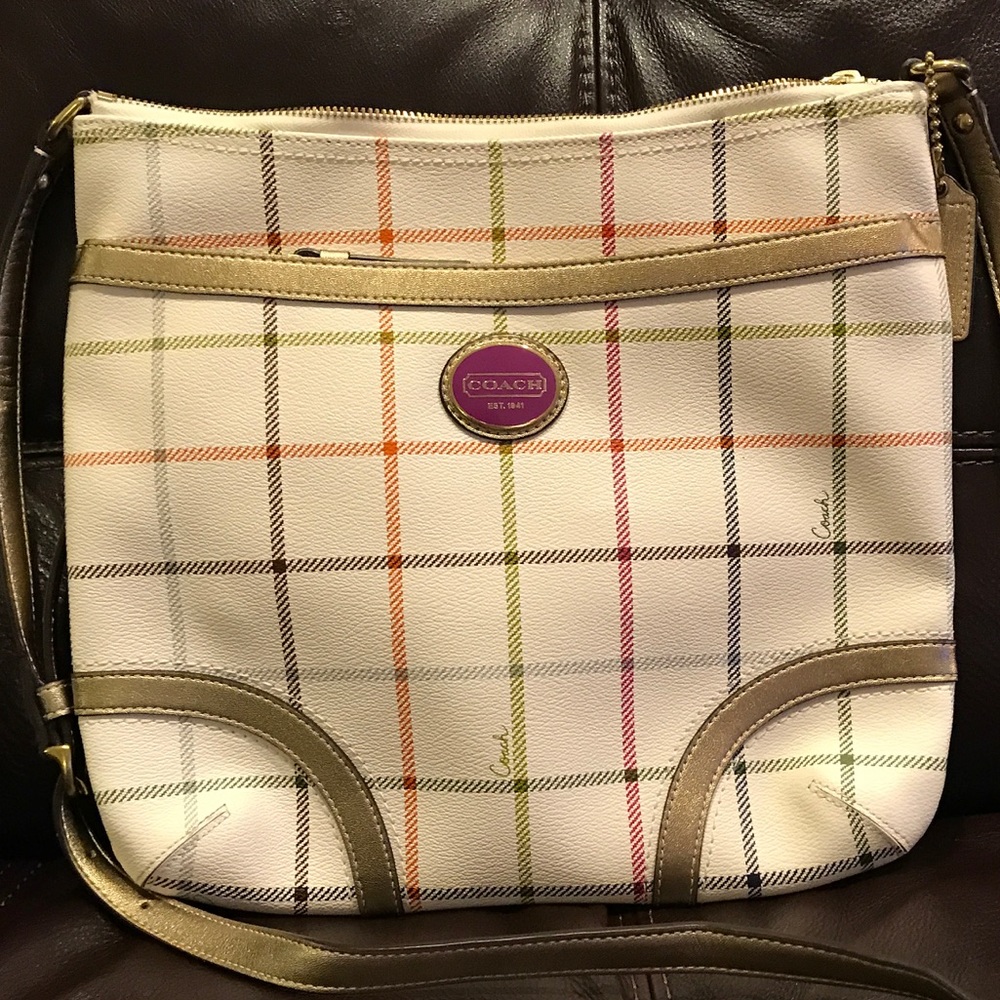 Coach Peyton Tattersall Cross Body Bag