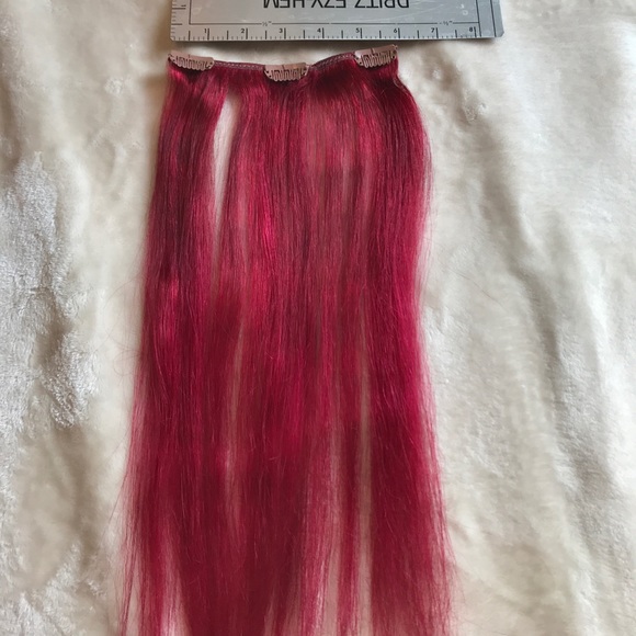100% human red hair - Remy Design Lengths - Picture 2 of 7