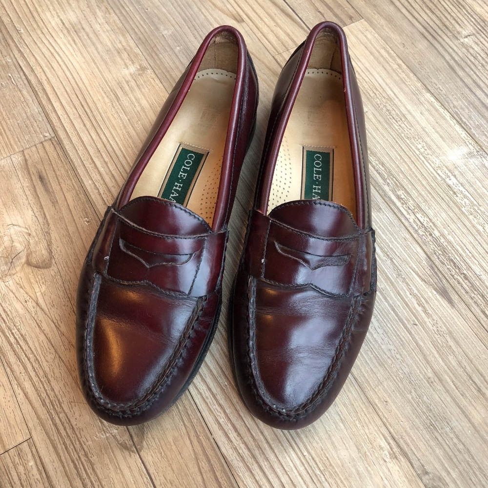 Cole Haan Leather Penny Loafers