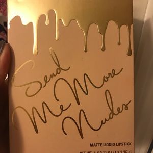 Kylie cosmetics "send me more nudes" lipstick
