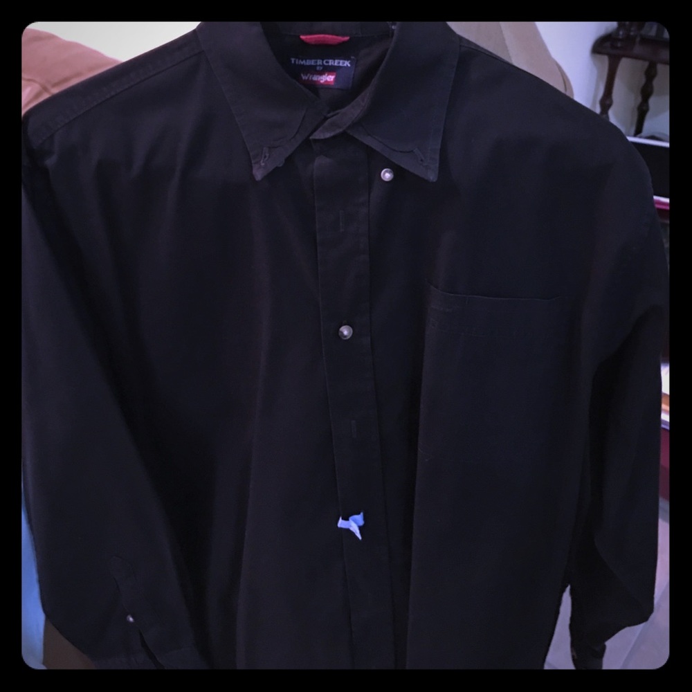 Long sleeve, black shirt size Large