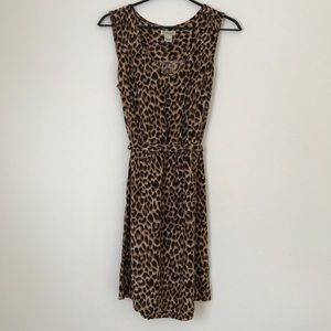 Lucky Brand sleeveless Leopard Dress