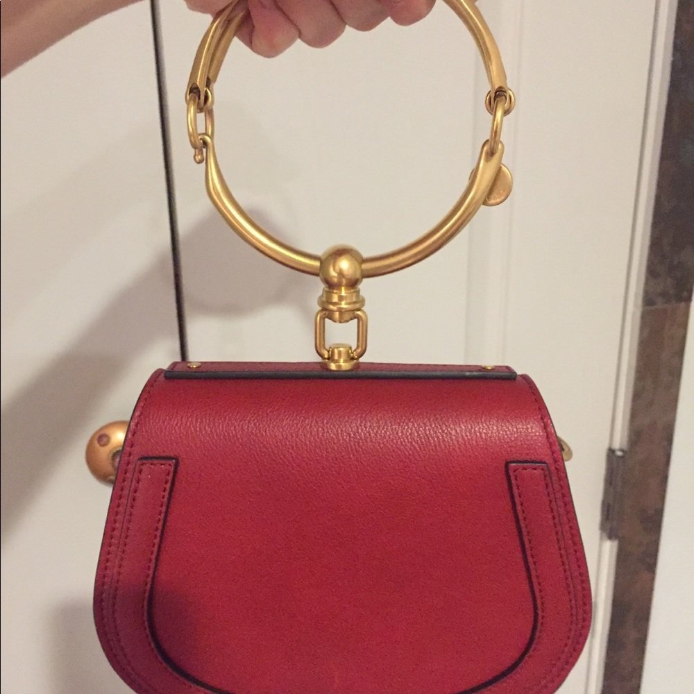 Auth Chloe Nile Small in Red - Picture 7 of 8