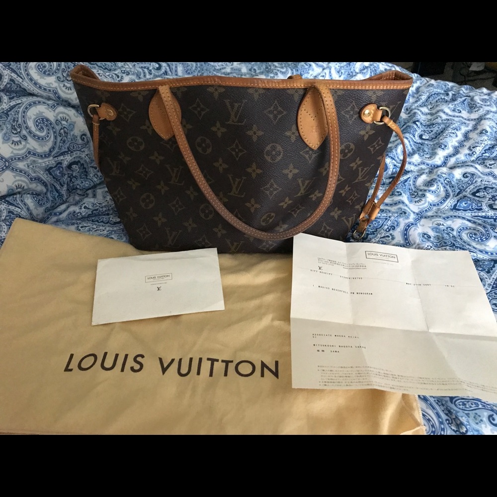 LV neverfull PM bag