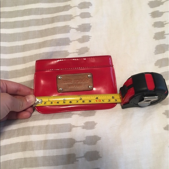 Red Leather Card Holder - Picture 4 of 5