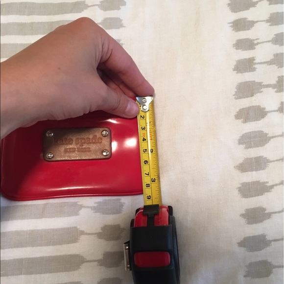 Red Leather Card Holder - Picture 5 of 5