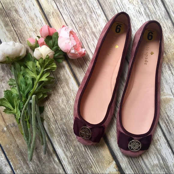 kate spade suede flats
