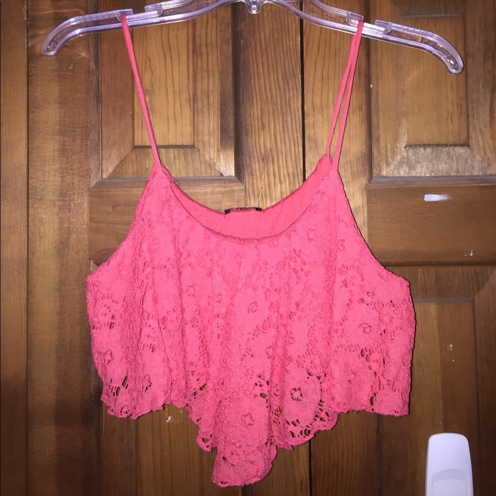 Lace crop top