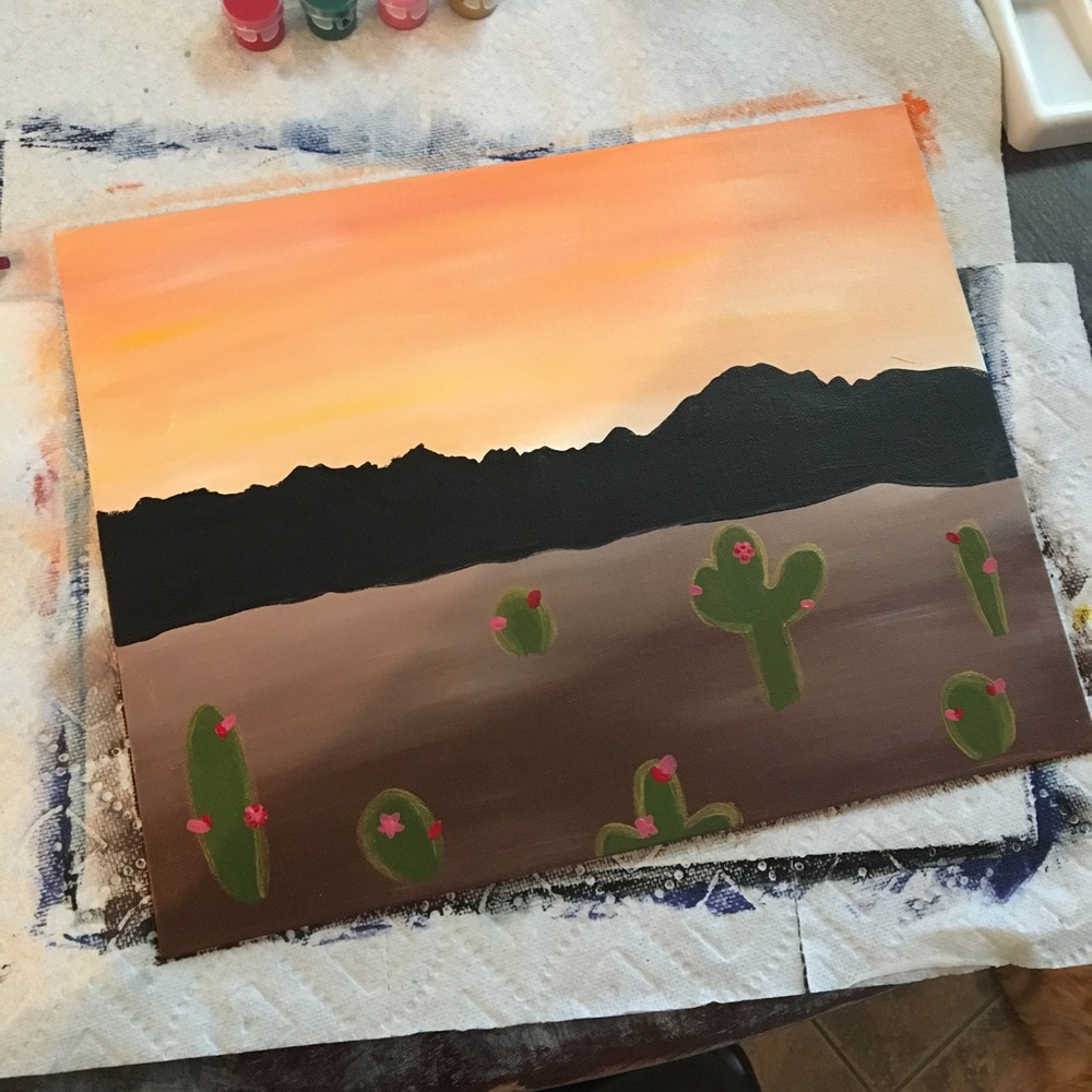 Original Painting Arizona Sunset