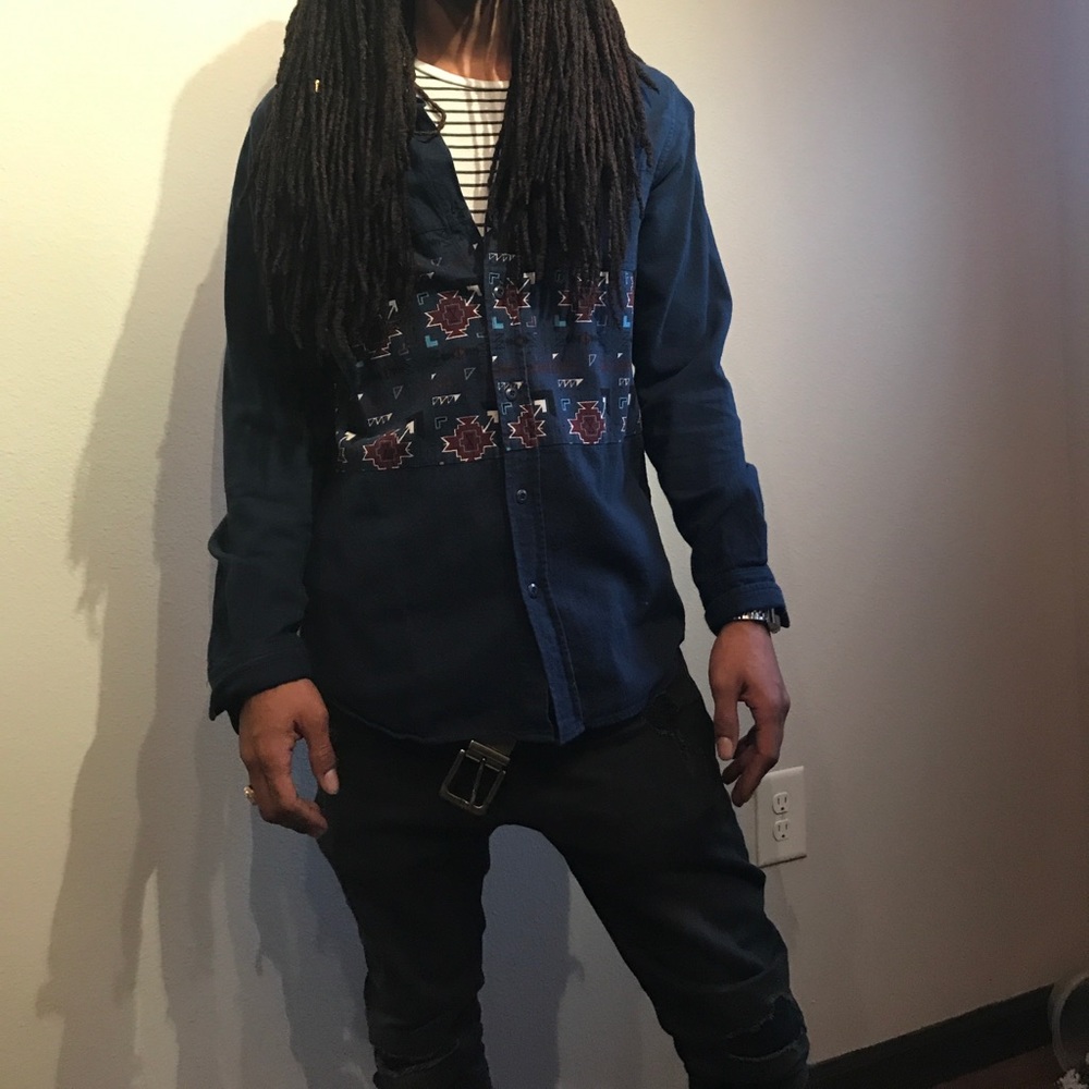 on the byas button down