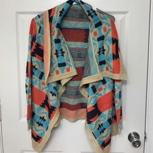Aztec print sweater