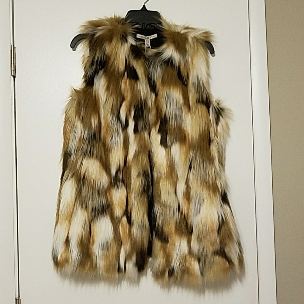 Zara Trafaluc Outerwear Fur vest
